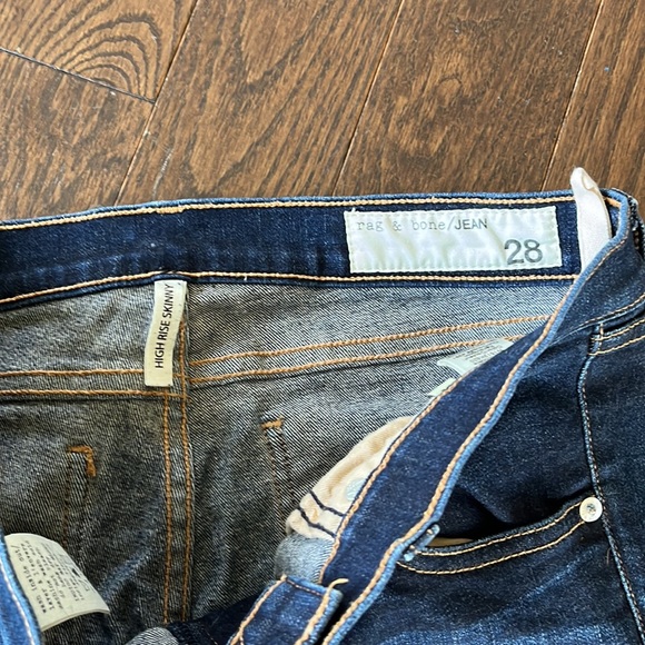 🔅🏅🏆HOST PICK 🏅🏆🔅Rag & Bone High Rise Skinny Jean- EUC - Picture 3 of 6